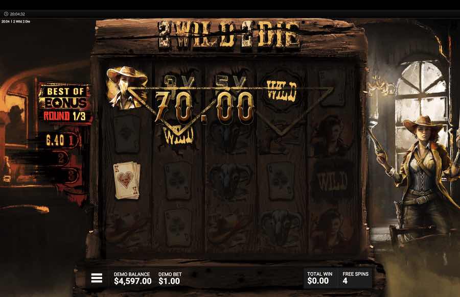 2 Wild 2 Die Free Spins Feature