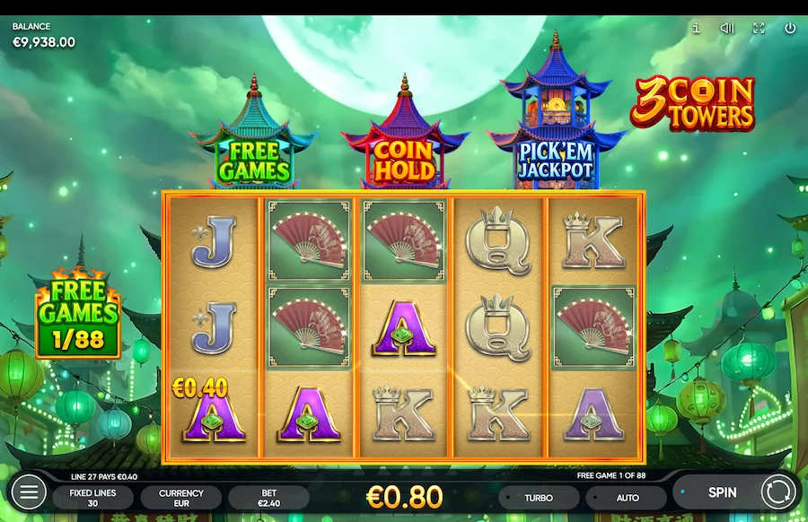 Gameplay 3 Coin Towers