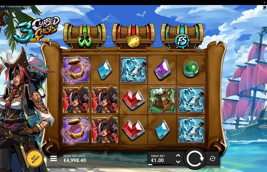 3 Cursed Chests Slot