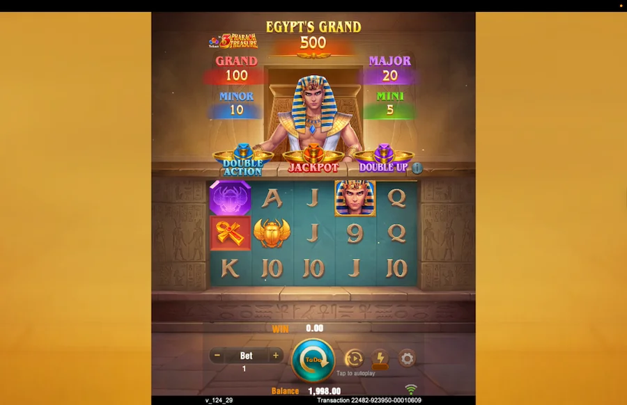 3 Pharaoh Treasure Gameplay