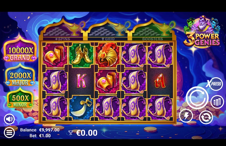 3 Power Genies Slot AvatarUX