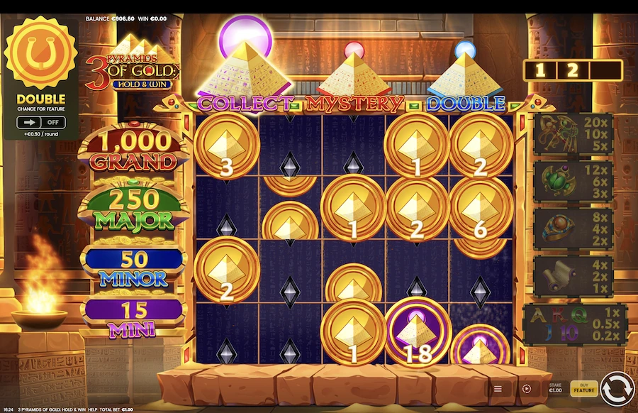 3 Pyramids Of Gold Slot Octoplay