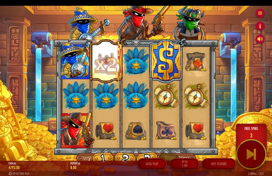 3 Wildos Slot Thunderkick