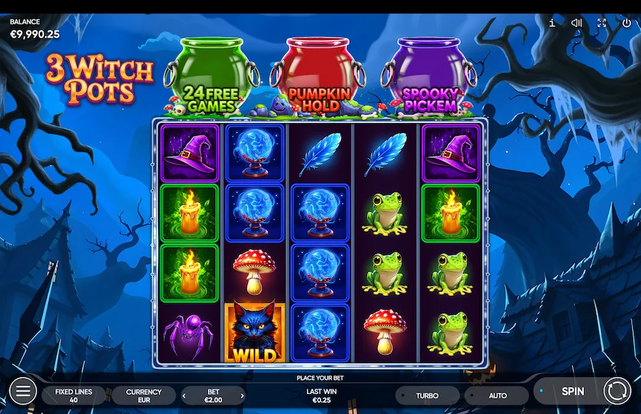 3 Witch Pots Slot Endorphina
