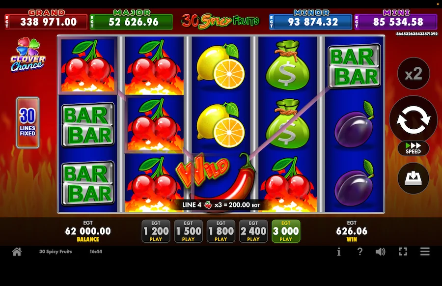30 Spicy Fruits Gameplay