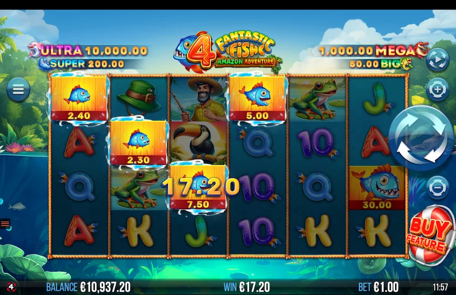 4 Fantastic Fish Amazon Adventure Slot 4ThePlayer