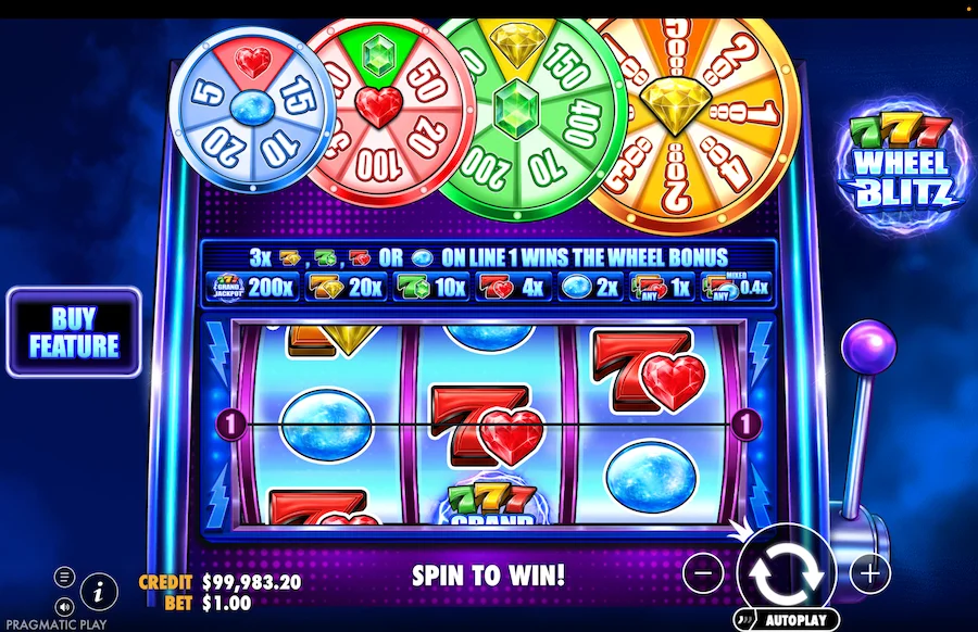 777 Wheel Blitz Gameplay