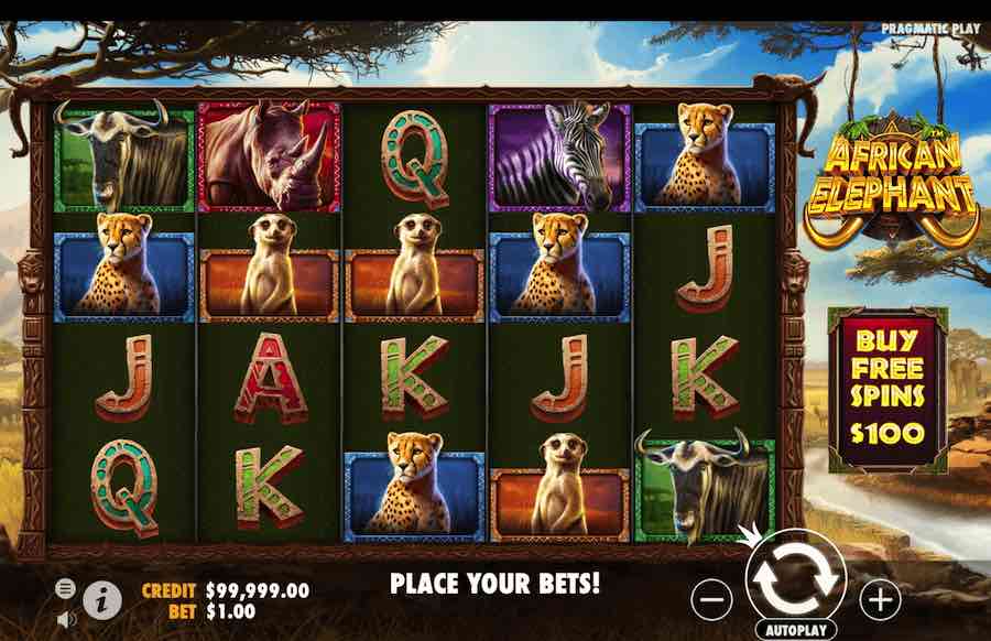 African Elephant Slot Base Game