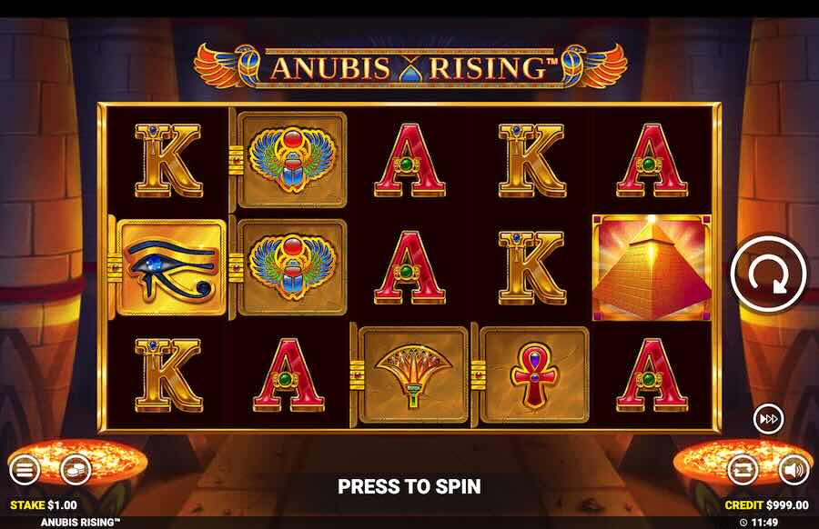 Anubis Rising Slot Base Game