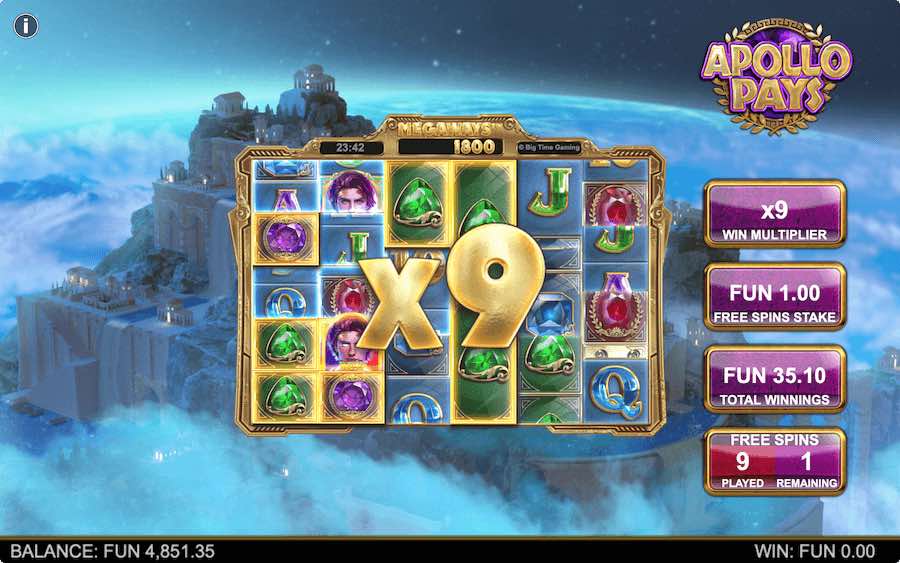 Mendaratkan 3 Atau Lebih Simbol Scatter Dalam Tampilan Selama Permainan Dasar Di Apollo Membayar Slot Megaways Untuk Memicu Fitur Putaran Gratis