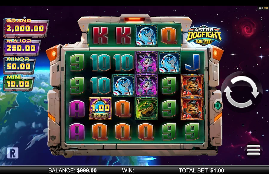 Astro Dogfight 10k Ways Slot Reelplay
