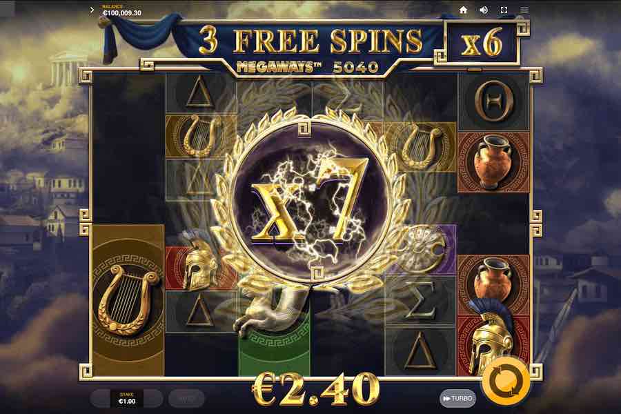 Land Four Or More Scatter Symbols And The Free Spins Feature Will Trigger On The Athens Megaways Video Slot