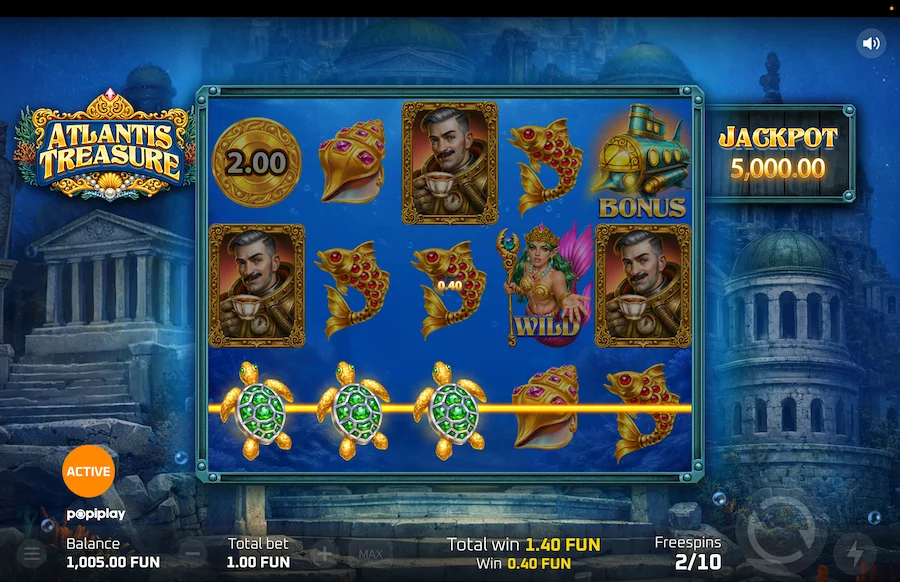 Atlantis Treasure Gameplay