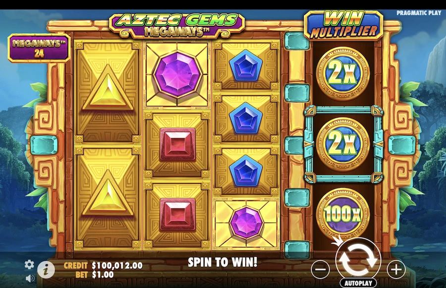 Aztec Gems Megaways Slot Pragmatic Play
