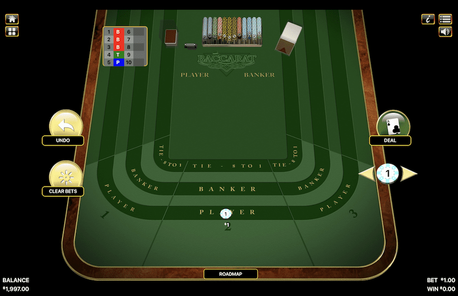 Baccarat Gameplay