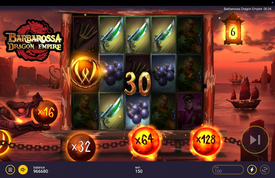 Barbarossa Dragon Empire Slot Peter & Sons