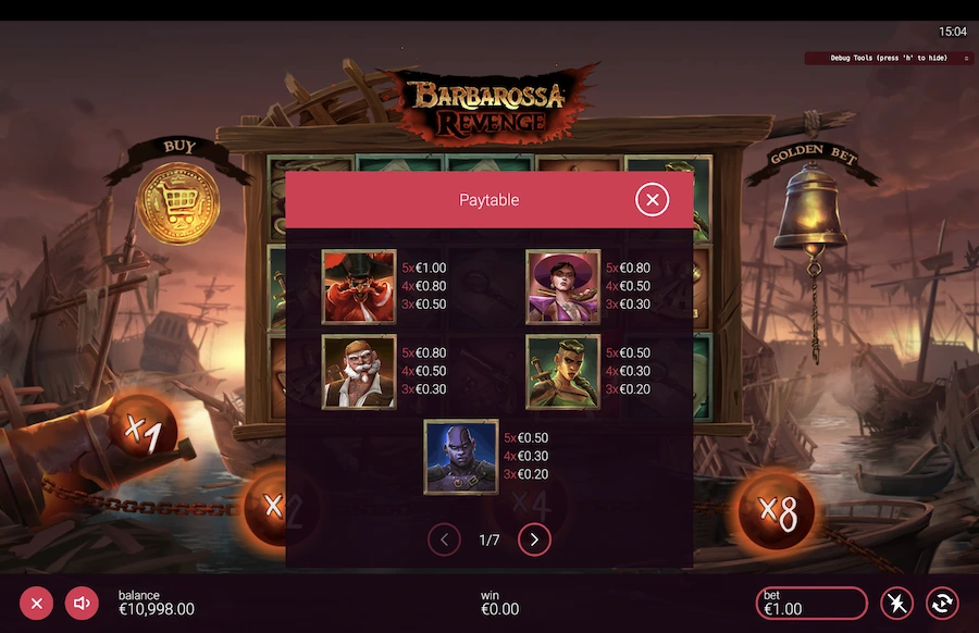 Barbarossa Revenge Slot