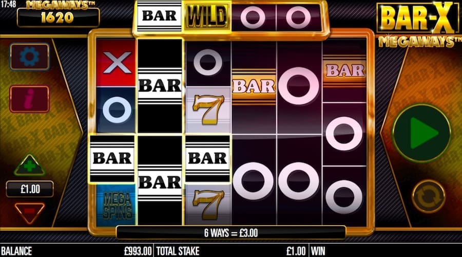 Symbols That Are Part Of A Winning Combination Will Be Removed From The Reels On Bar X Megaways™