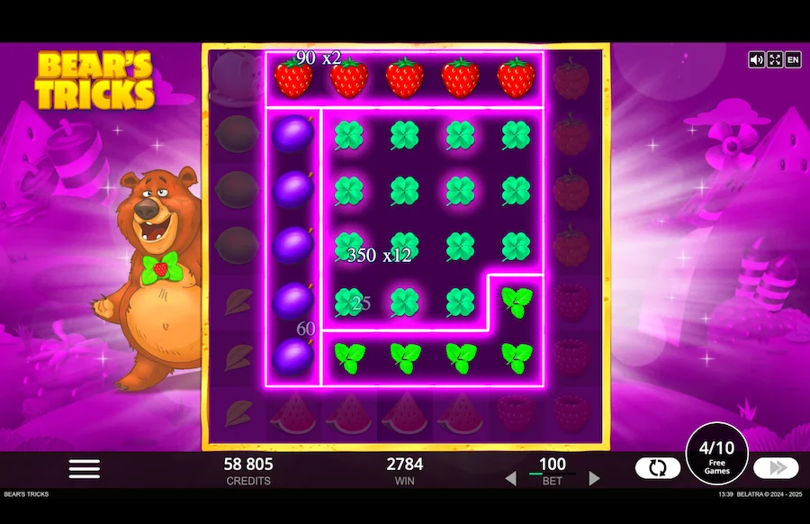 Bears Tricks Slot Belatra Games