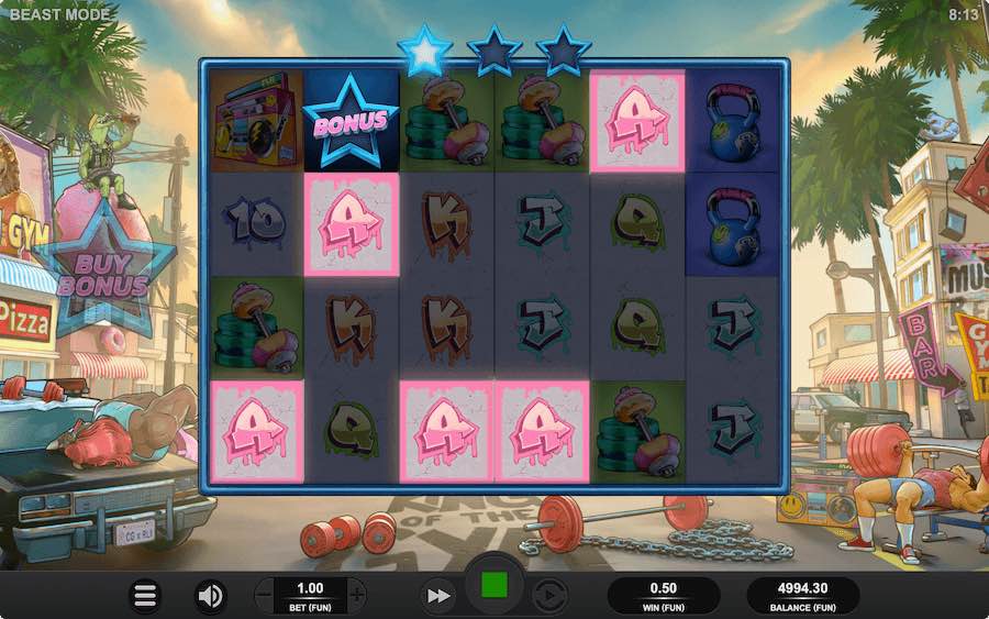 Beast Mode slot base game