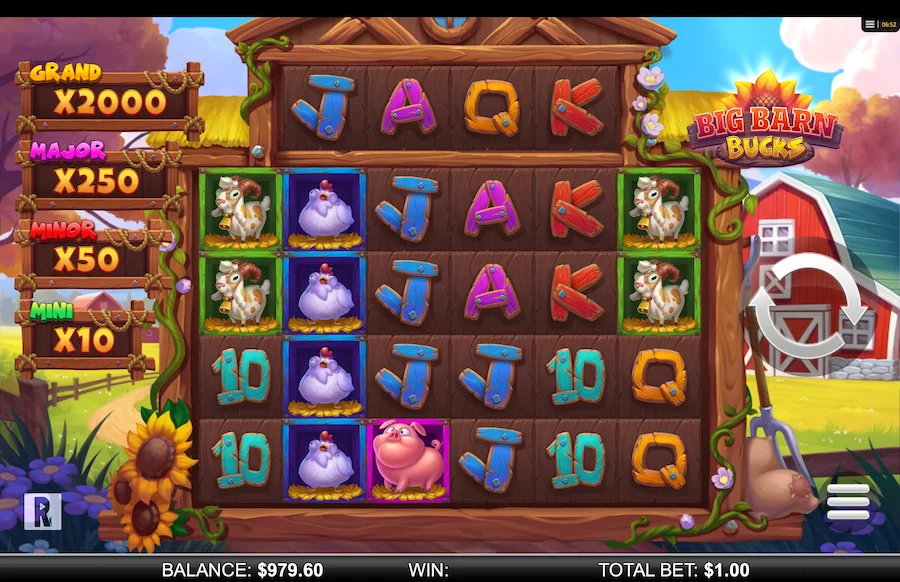 Big Barn Bucks Gameplay