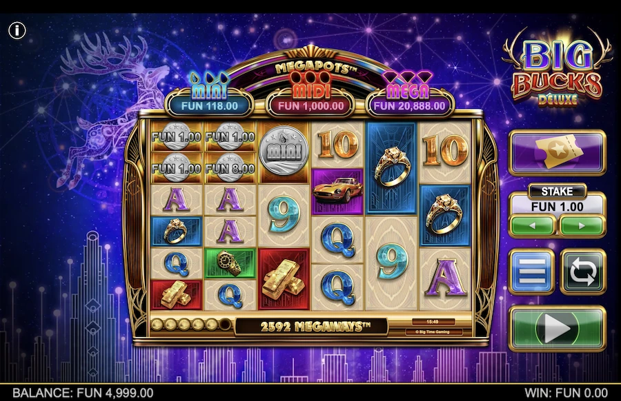 Slot Mewah Big Bucks Big Time Gaming