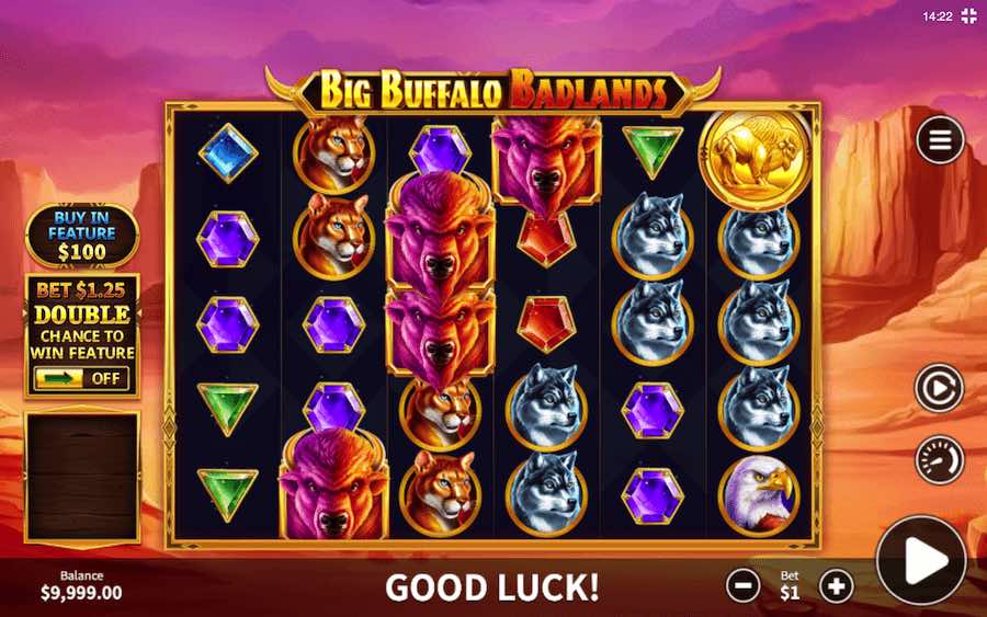 Play With 6 Reels, The Scatter Pays System, And Win Up To 5,000x Your Bet In Skywind's Big Buffalo Badlands Online Slot