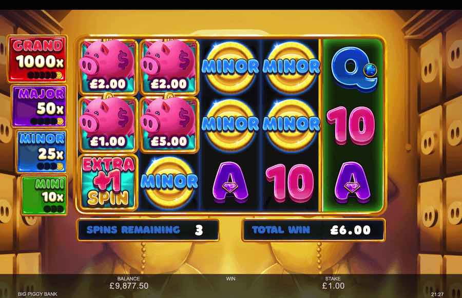 Big Piggy Bank Free Spins Feature