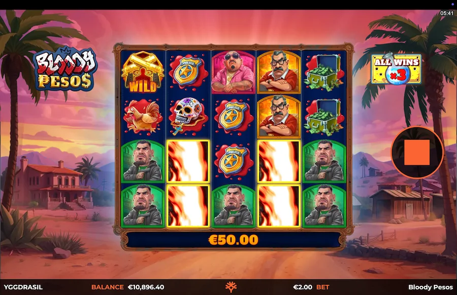 Bloody Pesos Slot Yggdrasil Gaming