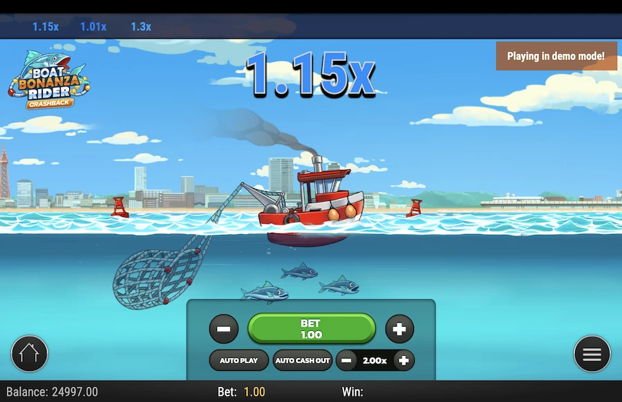 Boat Bonanza Rider Crashback Slot Play'n GO