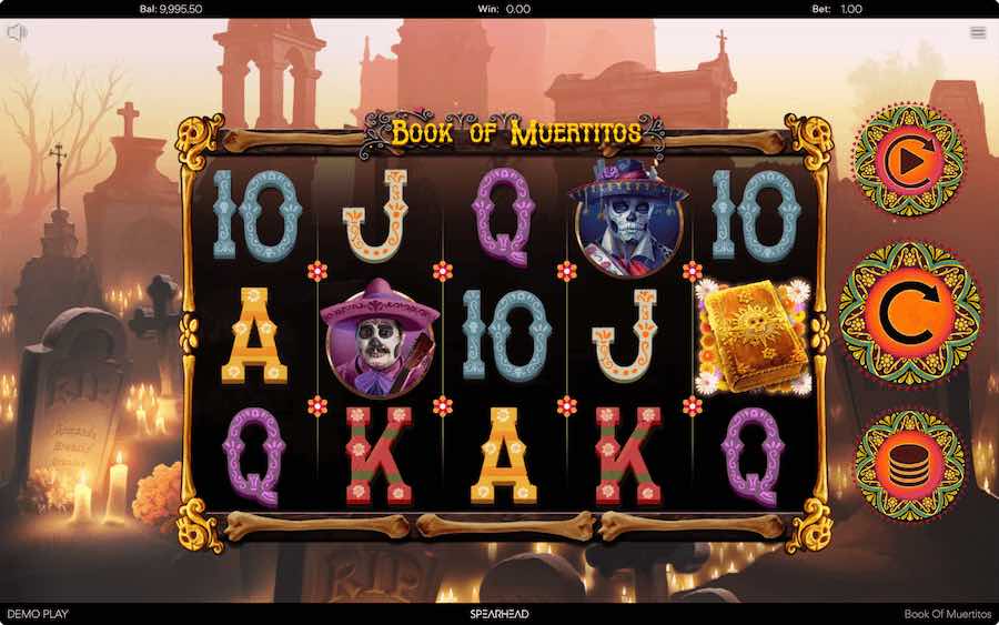 Book Of Muertitos Has A Basic And Standard Base Game