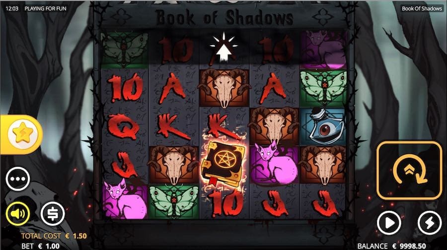 Choose To Play With More Rows On Book Of Shadows