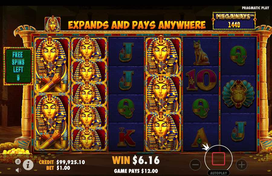 Book Of Tut Megaways Free Spins Bonus