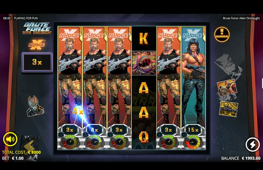 Brute Force Alien Onslaught Slot Nolimit City