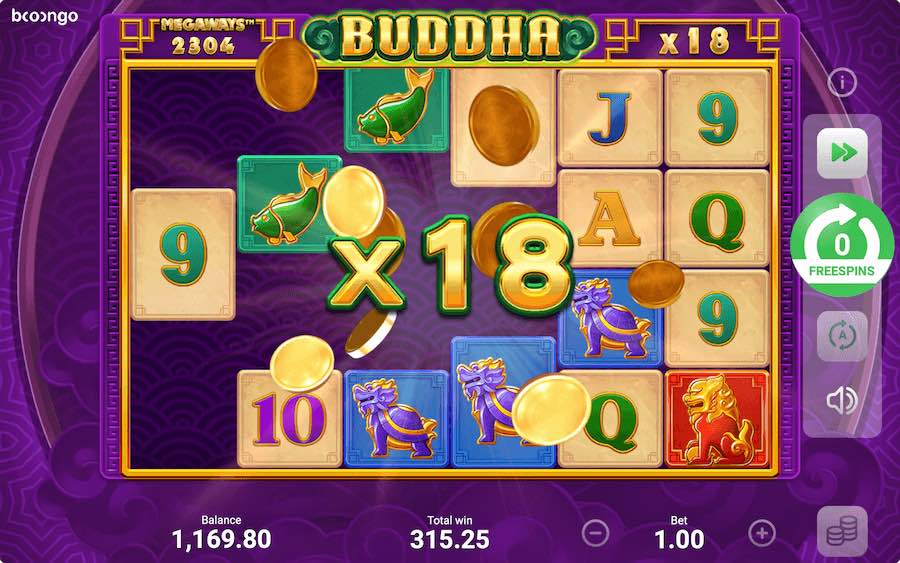 Play With An Unlimited Win Multiplier During The Free Spins Feature On Buddha Megaways Slot