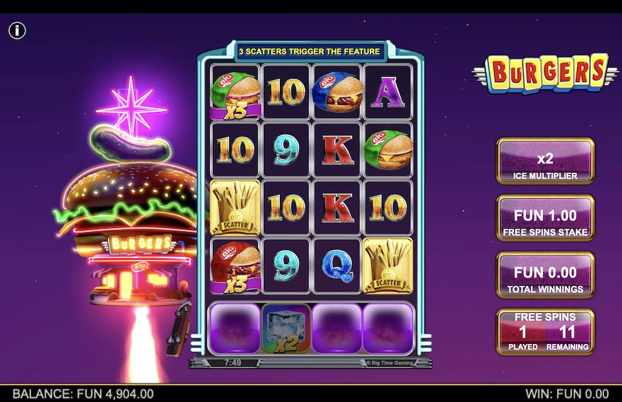 Burgers slot Big Time Gaming