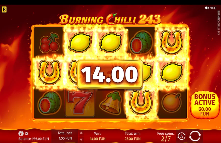 Burning Chilli 243 Slot BGaming