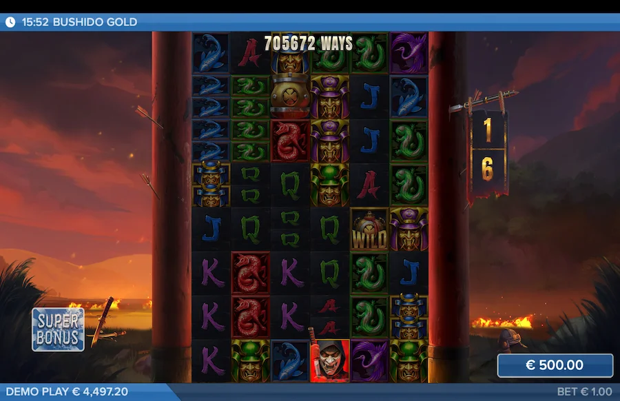 Gameplay Bushido Gold