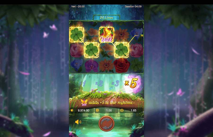 Butterfly Blossom Free Spins Feature