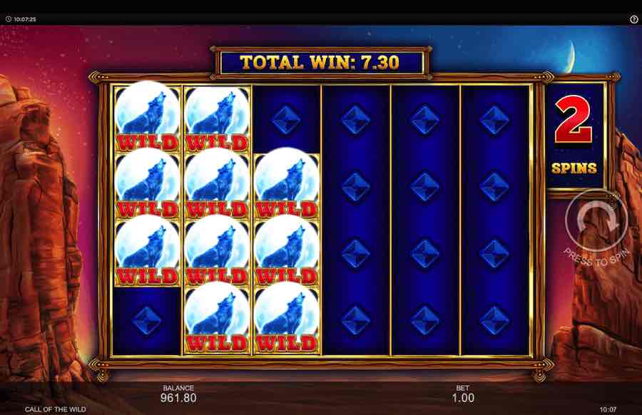 Call Of The Wild Slot Bonus Round