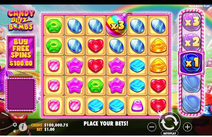 Candy Blitz Bombz Slot Base Game