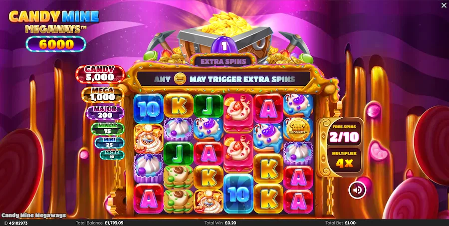Candy Mine Megaways Slot Atlantic Digital