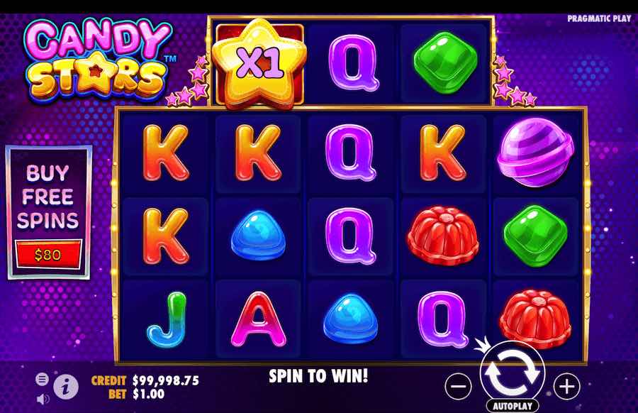 Win Up To 5,000x Your Stake In The Candy Stars Online Slot From Game Provider Pragmatic Play