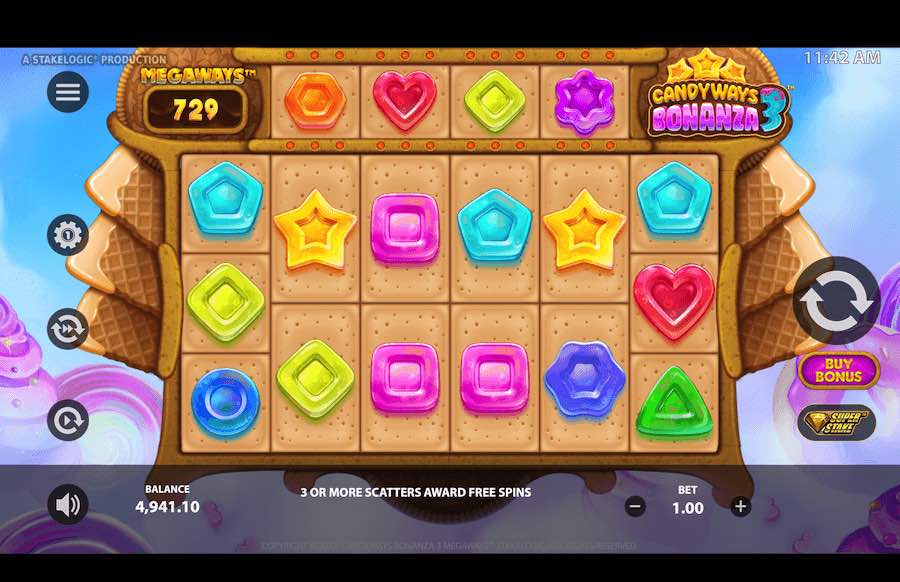 Candyways Bonanza 3 Megaways Slot Base Game