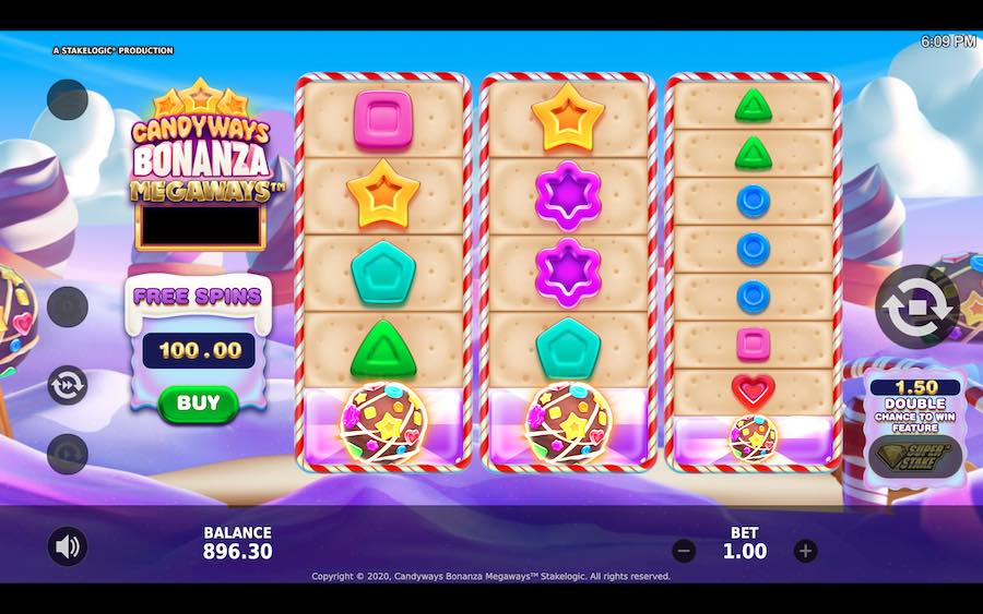 3 Scatter Symbols Landing On Candyways Bonanza Megaways™ Will Award 10 Free Spins