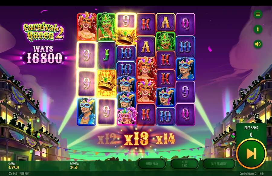 Carnival Queen 2 Slot Thunderkick