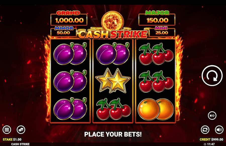 Cash Strike Slot Base Game
