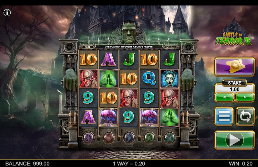 Castle Of Terror Slot Big Time Gaming