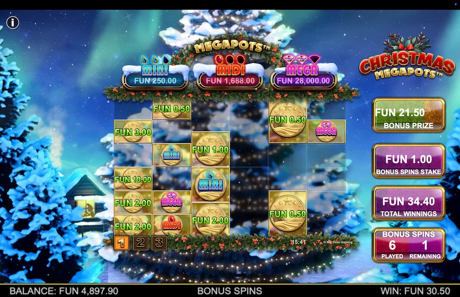 Christmas Megapots Slot Big Time Gaming