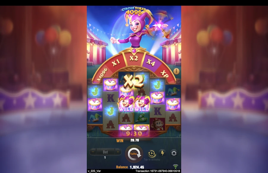 Circus Joker 4096 Slot TaDa Gaming